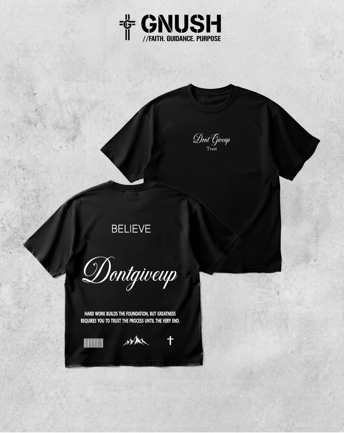 Dont Give Up Oversize Tee